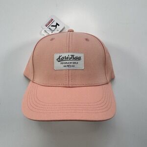 KARI TRAA‎ Tvinde Cap Baseball Hat Peach Adjustable One Size